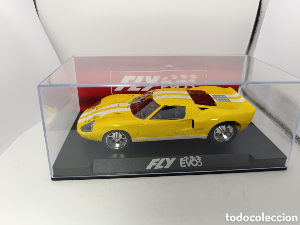 Slot Cars: FLY FORD GT40 AMARILLO EVO3