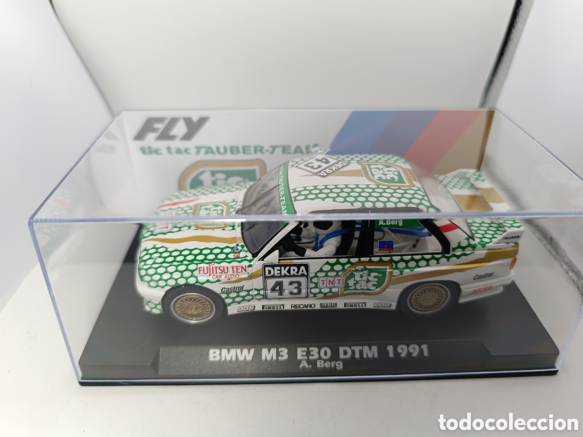 Slot Cars: FLY BMW M3 E30 DTM 1991 TIC TAC