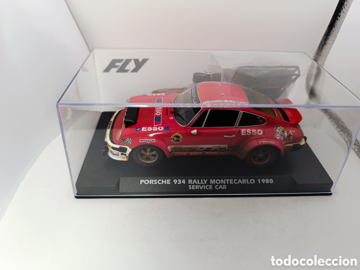 Slot Cars: FLY PORSCHE 934 RALLY MONTECARLO 1980 SERVICE CAR SUCIO
