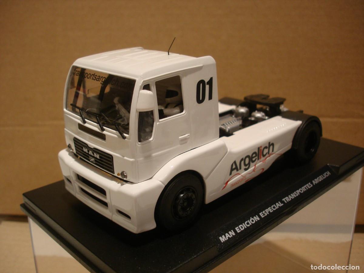 Slot Cars: FLY TRUCK MAN TRANSPORTES ARGELICH REF ETRUCK-68 NUEVO CON SU CAJA ORIGINAL