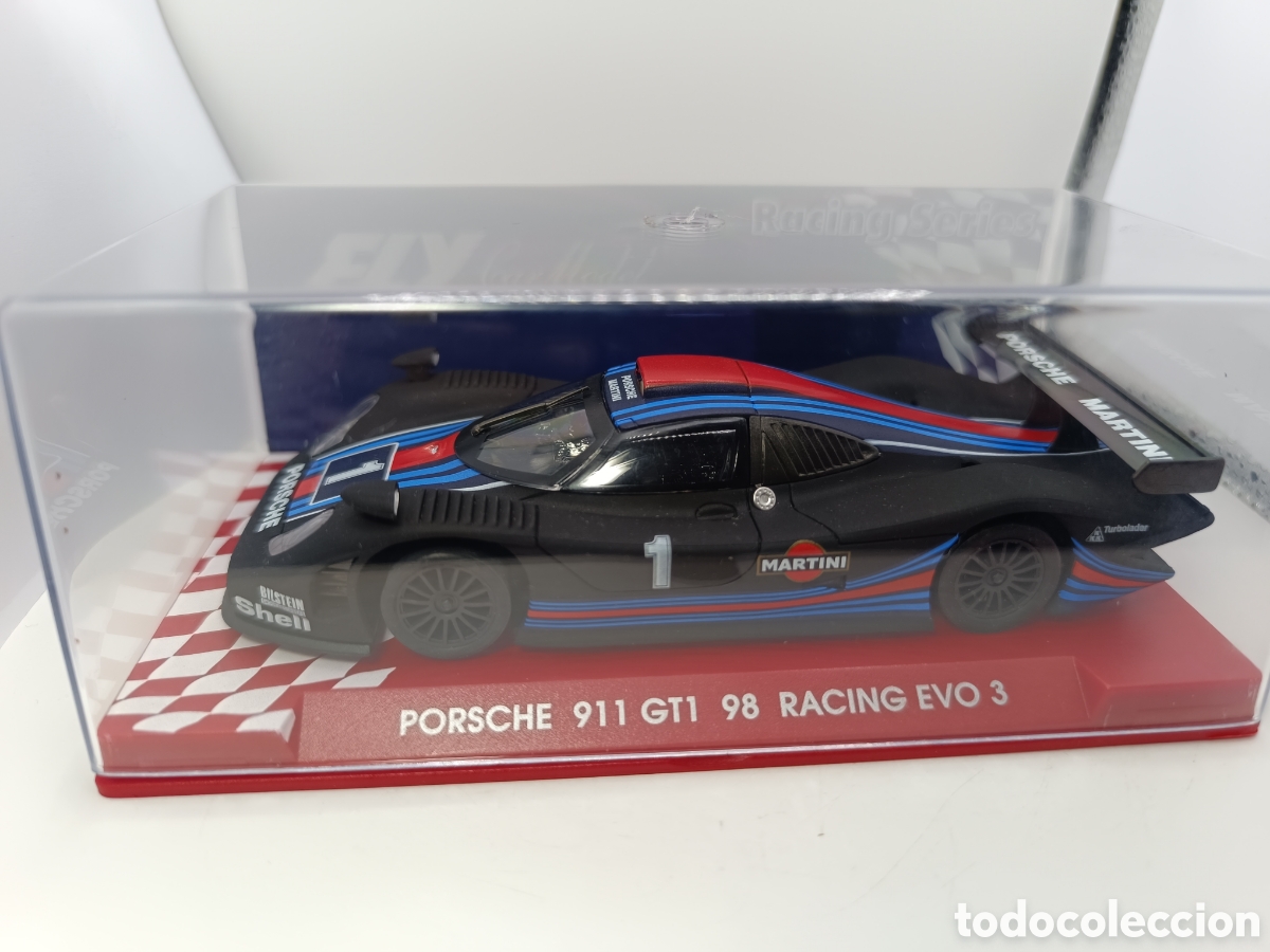 Slot Cars: FLY RACING PORSCHE 911 GT1 EVO 3 07064 MARTINI