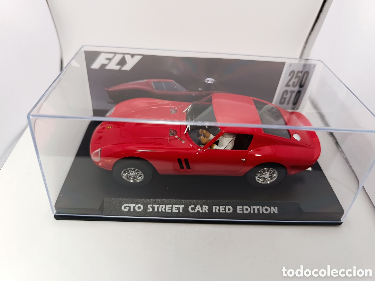 Slot Cars: FLY FERRARI 250 GTO CAR RED EDITION