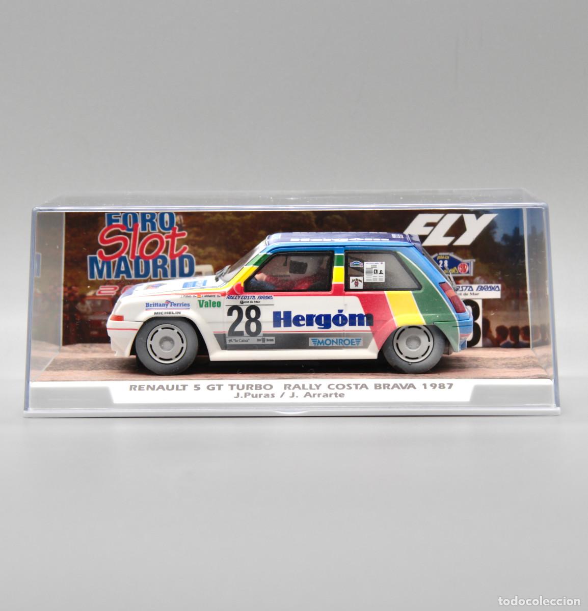 Slot Cars: Renault 5 GT Turbo Jes&uacute;s Puras efecto sucio (Fly Foroslot Madrid 2024)