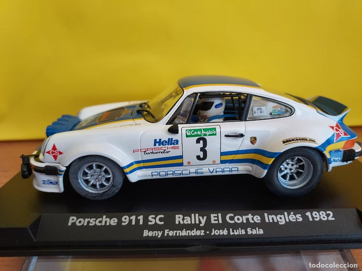 Slot Cars: FLY PORSCHE 911 escala 1/32 GTI EVO - FLY SLOT - RALLY EL CORTE INGLES 1982