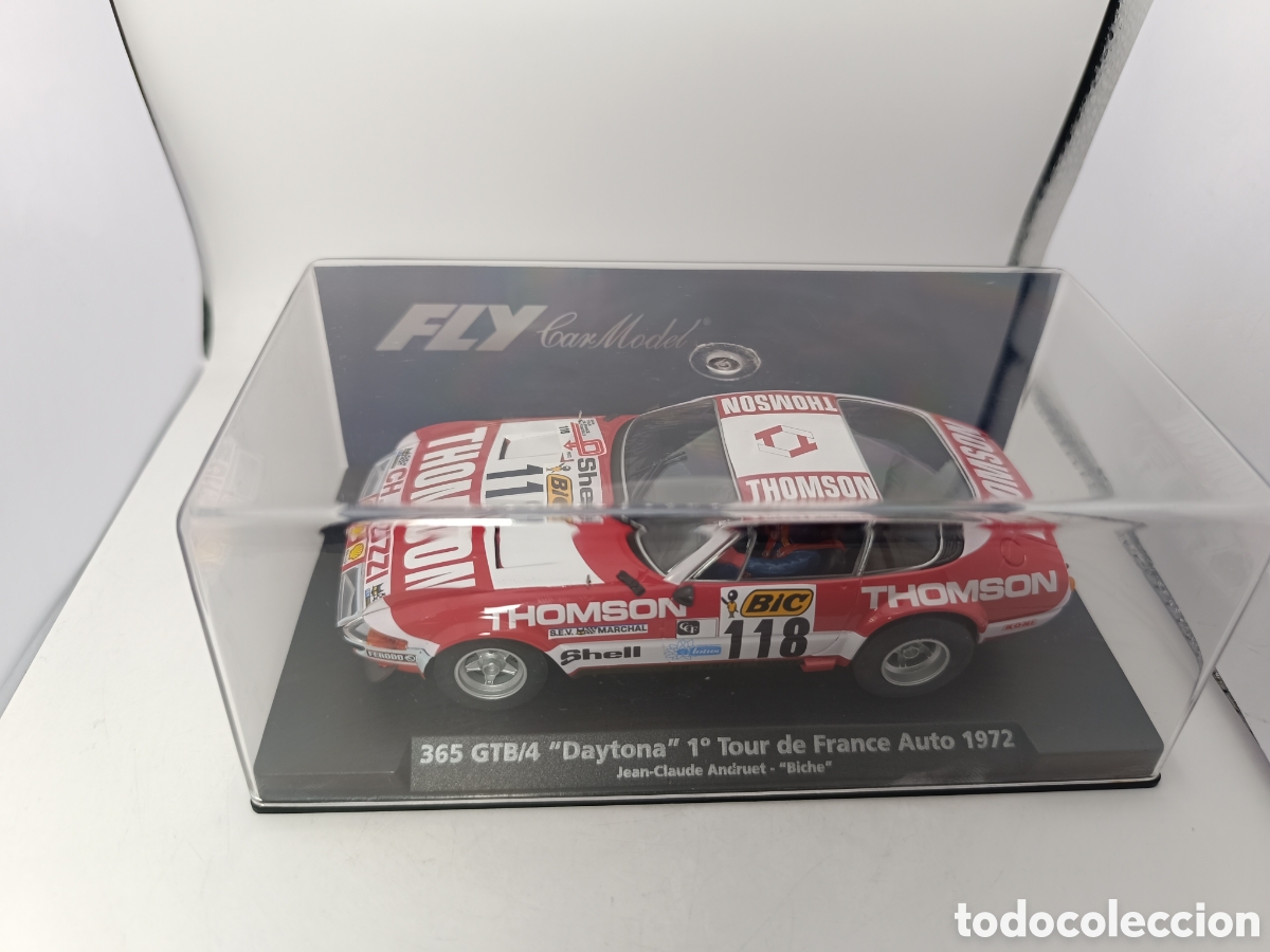 Slot Cars: FLY FERRARI 365 GTB/4 DAYTONA 1&deg; TOUR DE FRANCE AUTO 1972 88122