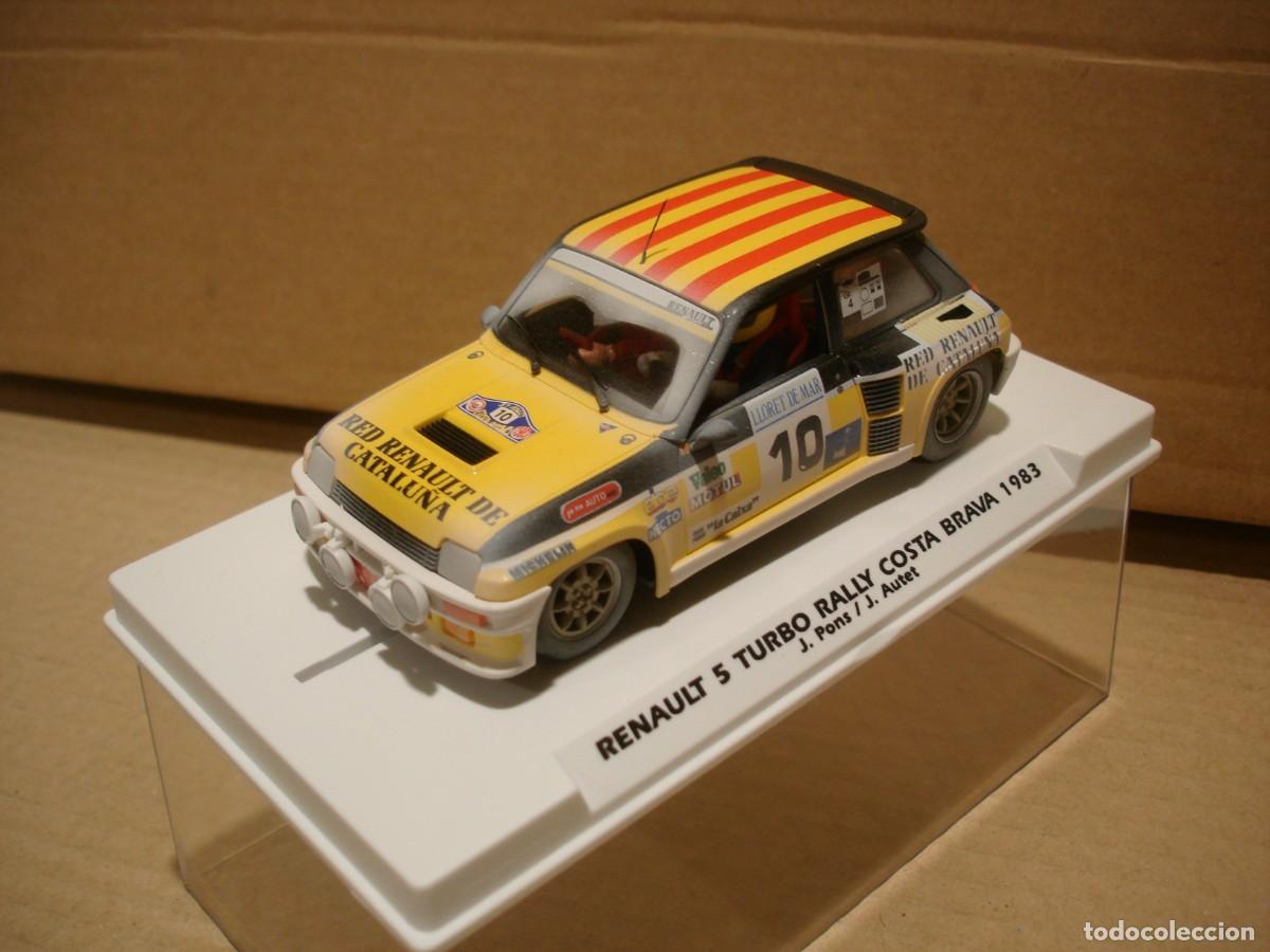 Slot Cars: FLY RENAULT 5 TURBO RALLY COSTA BRAVA REF E2233AR NUEVO CON SU CAJA ORIGINAL