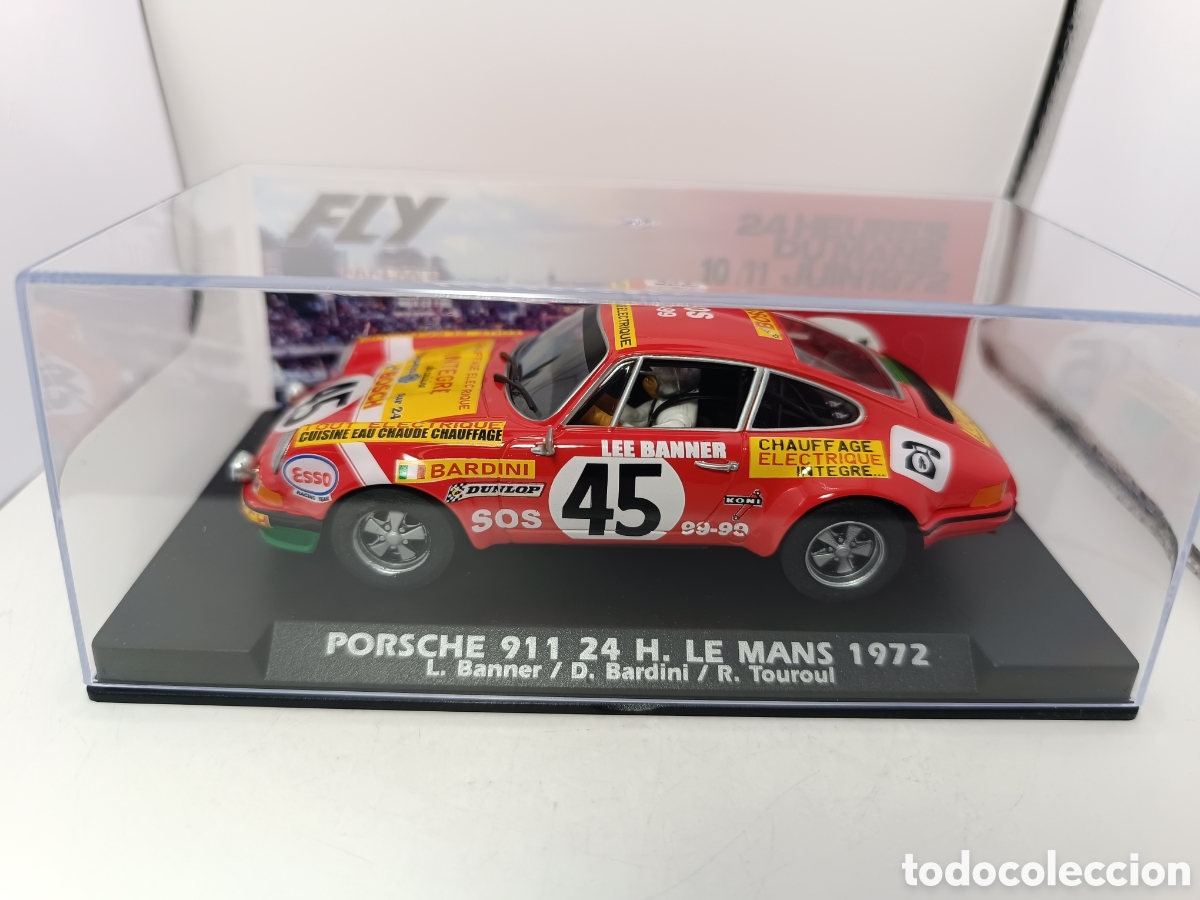 Slot Cars: FLY PORSCHE 911 24H LE MANS 1972 N.45