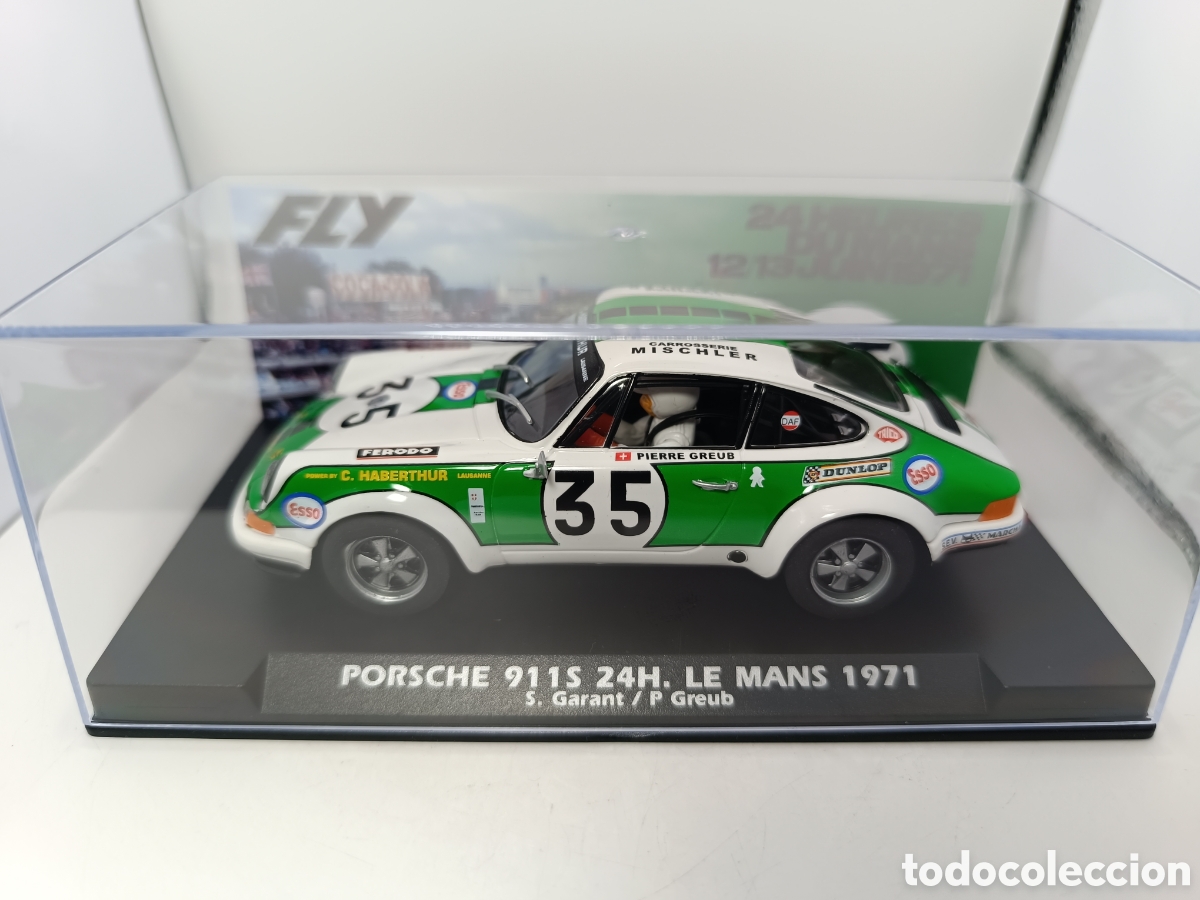 Slot Cars: FLY PORSCHE 911S 24H LE MANS 1971 N.35