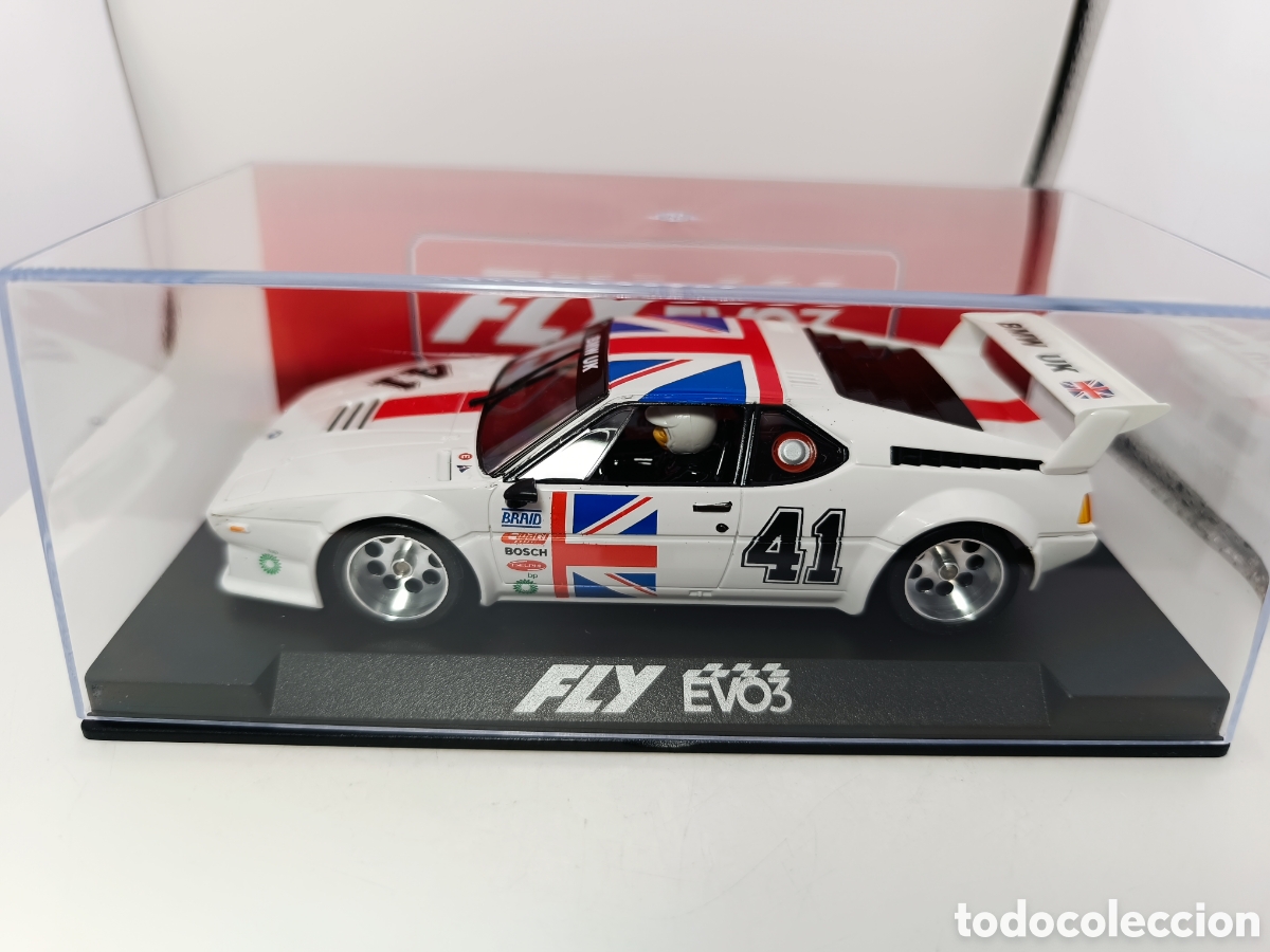 Slot Cars: FLY BMW M1 UK ENGLAND EVO3 RACING