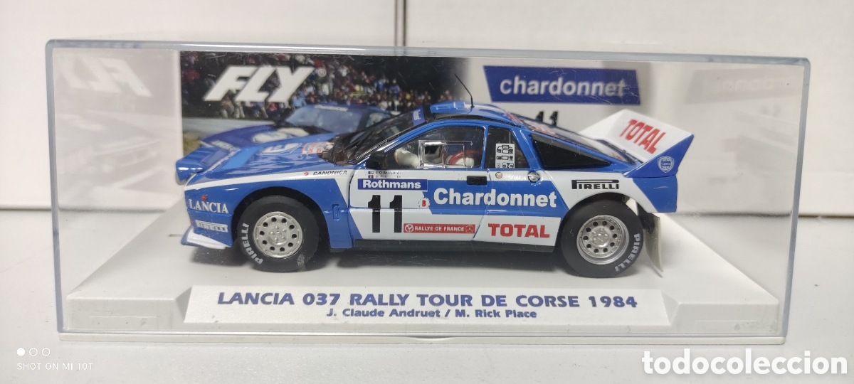 Slot Cars: LANCIA 037 RALLY DE C&Oacute;RCEGA 1984 FLY SCALEXTRIC