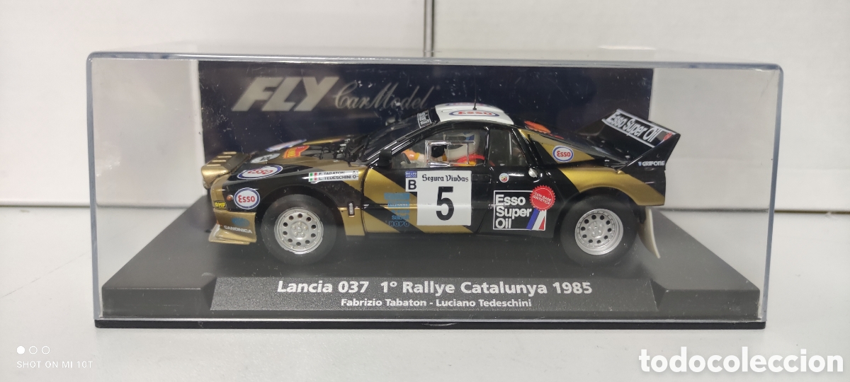 Slot Cars: LANCIA 037 ESSO RALLYE CATALU&Ntilde;A 1985 SCALEXTRIC FLY