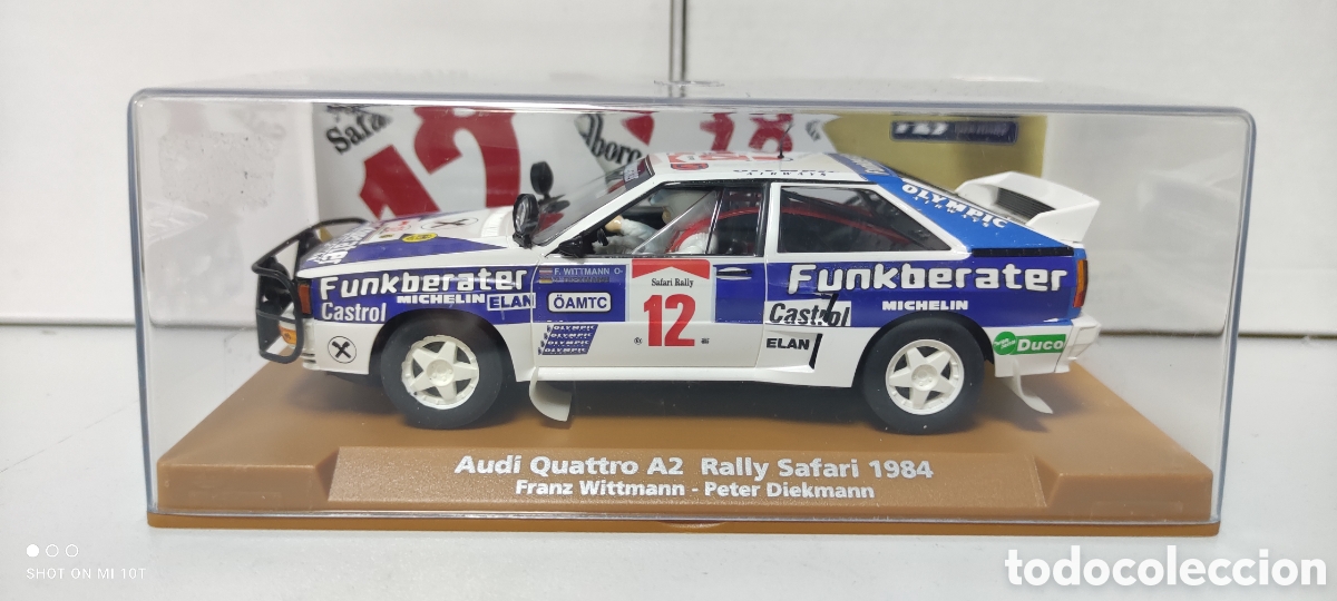 Slot Cars: AUDI QUATTRO A2 RALLY SAFARI 1984 FLY SCALEXTRIC