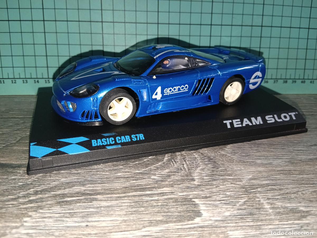 Slot Cars: Coche Slot Scalextric Fly Team Slot Basic Car S7R Sparco
