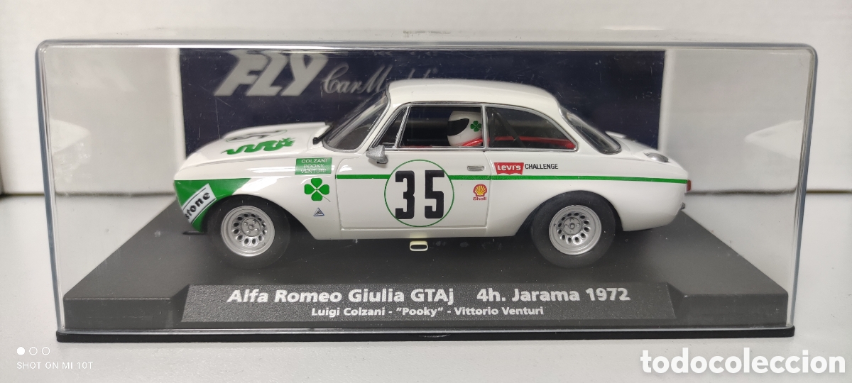 Slot Cars: ALFA ROMEO GIULIA GTAJ JARAMA 1972 FLY SCALEXTRIC
