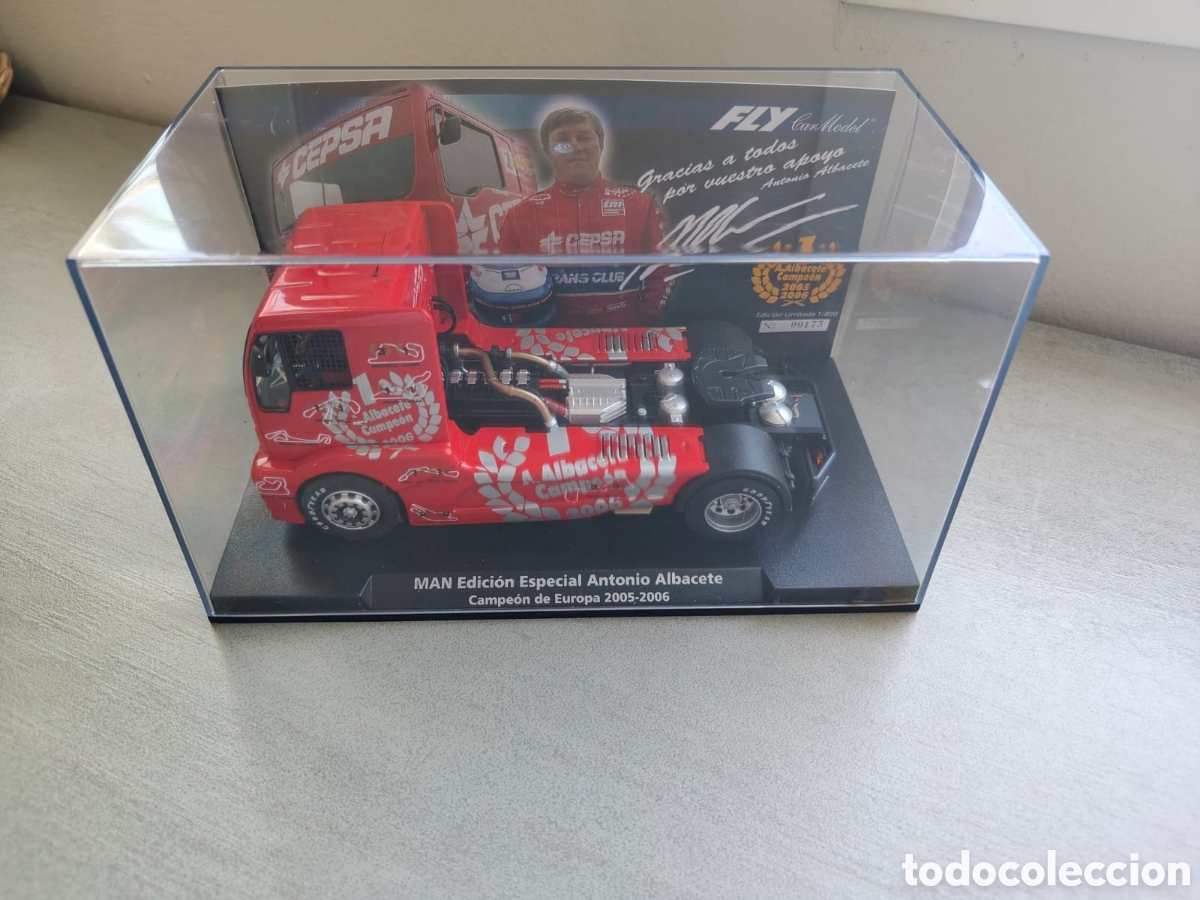 Slot Cars: Cami&oacute;n Antonio Albacete Edici&oacute;n limitada Campe&oacute;n Europa 2005 y 2006