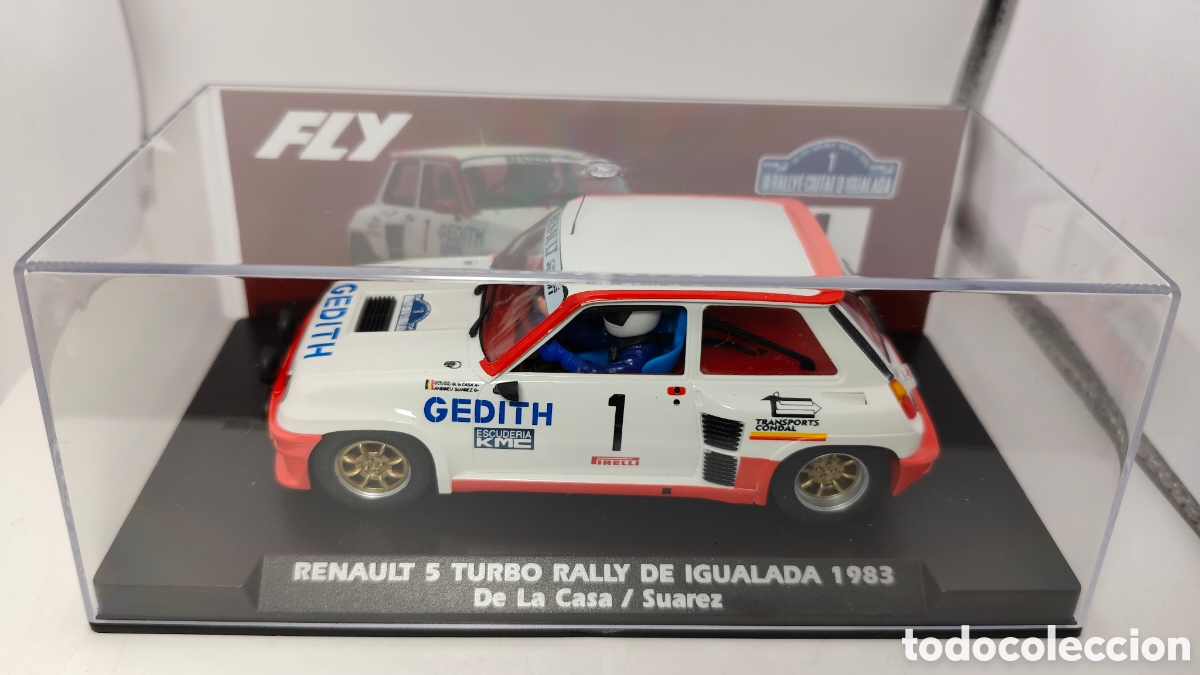 Slot Cars: FLY RENAULT 5 TURBO RALLY IGUALADA 1983 GEDITH