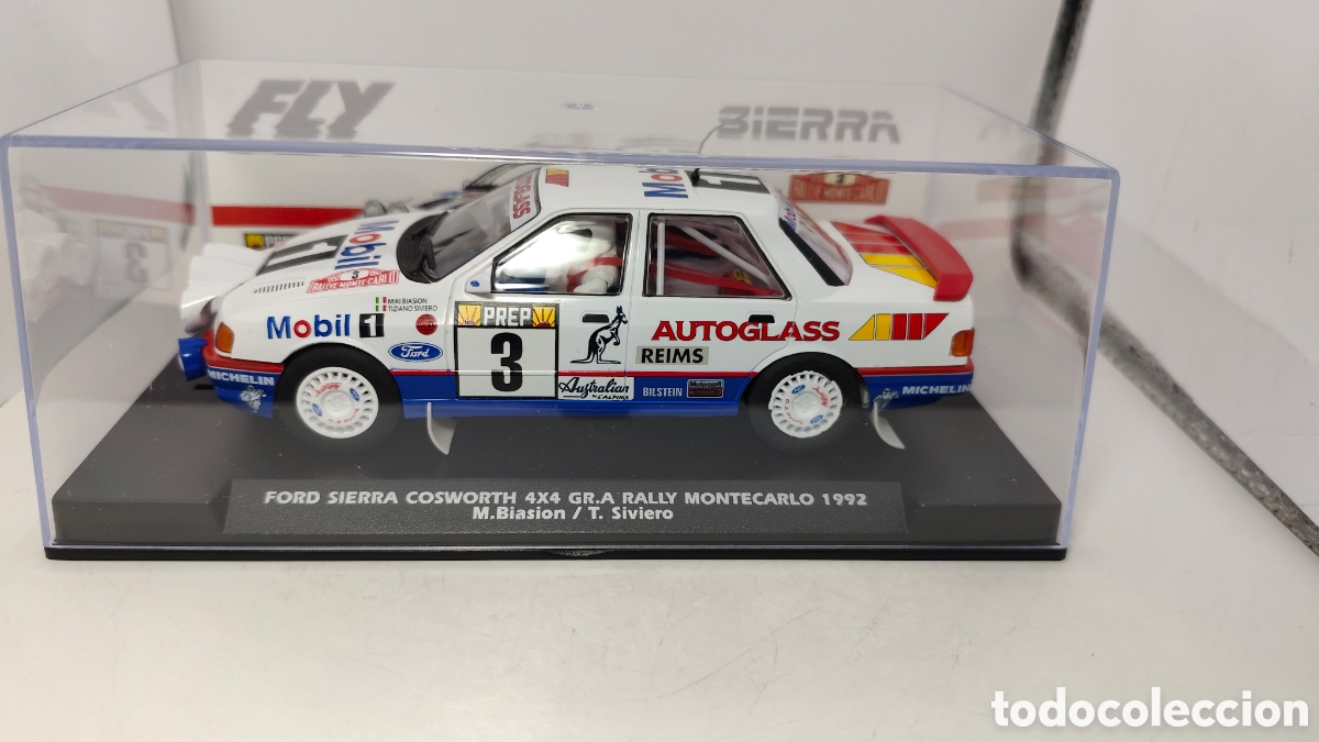 Slot Cars: FLY FORD SIERRA COSWORTH 4x4 Montecarlo 1992