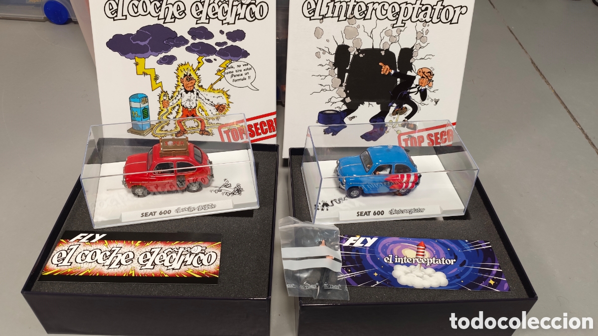 Slot Cars: FLY PAREJA SEAT 600 MORTADELO Y FILEMON