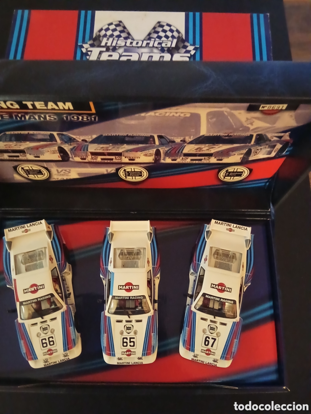 Slot Cars: Set de tres coches de Fly 24h Le Mans 1981 serie limitada este set es el 0691