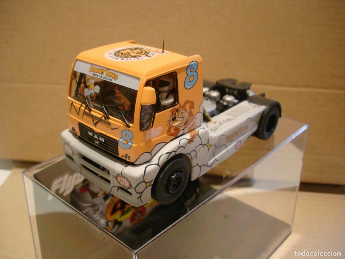 Slot Cars: FLYSLOT TRUCK MAN LOONEY TUNES REF 203308 NUEVO CON SU CAJA ORIGINAL