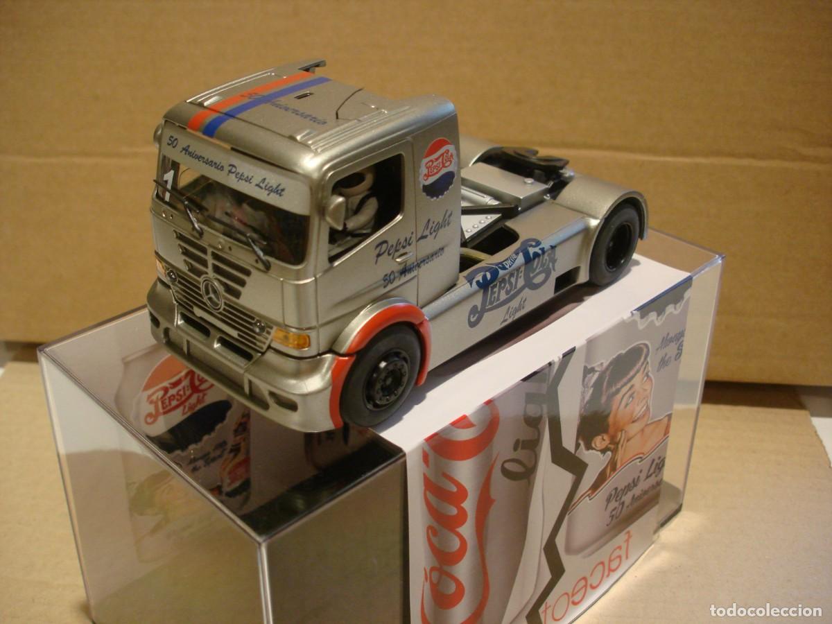 Slot Cars: FLYSLOT TRUCK MAN PEPSI LIGHT REF 202305 NUEVO CON SU CAJA ORIGINAL