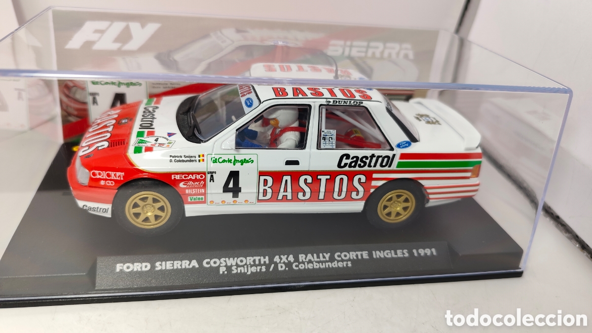 Slot Cars: FLY FORD SIERRA COSWORTH 4X4 RALLY CORTE INGLES 1991
