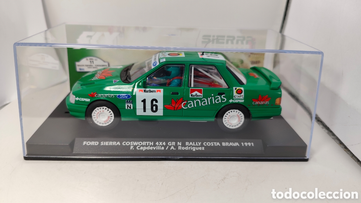 Slot Cars: FLY FORD SIERRA COSWORTH 4X4 RALLY COSTA BRAVA 1991 CAPDEVILA