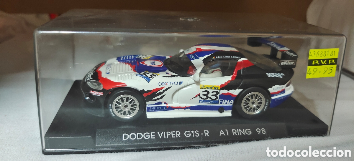 Slot Cars: Tres coches de Slot Fly , Corvette, Panoz, Viper