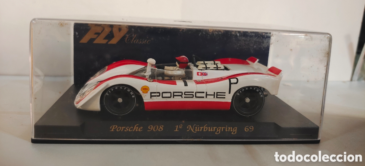 Slot Cars: Coche de Slot Fly, Porsche 908 1 N&uuml;rburgring 69