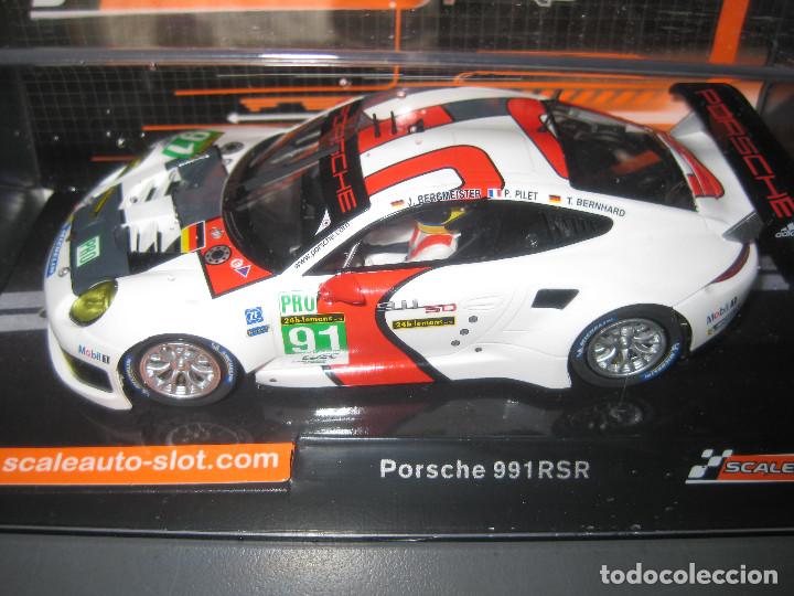 Slot Cars: OFERTA - PORSCHE 991 RSR n&ordm; 91 DE LE MANS 2013 HOME SERIES DE SCALEAUTO
