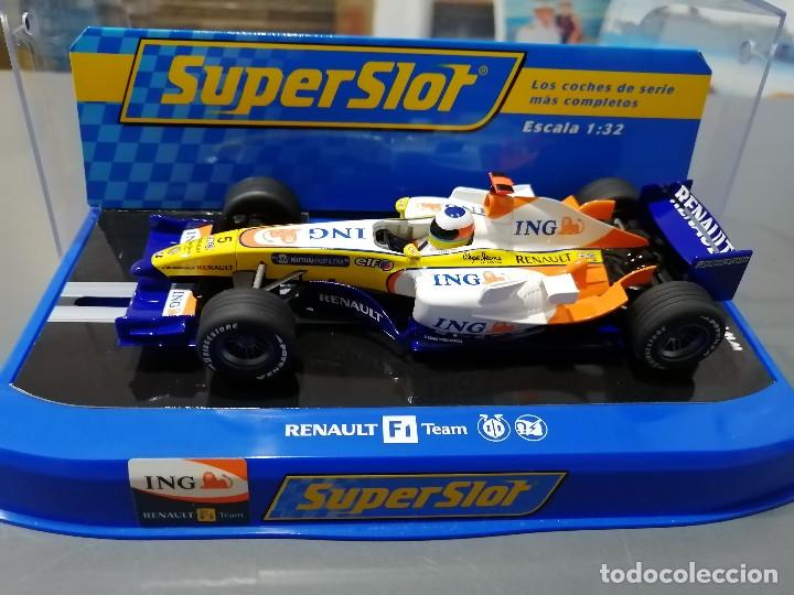 Slot Cars: RENAULT F1 2008 N&ordm;5 DE F. ALONSO DE SUPERSLOT