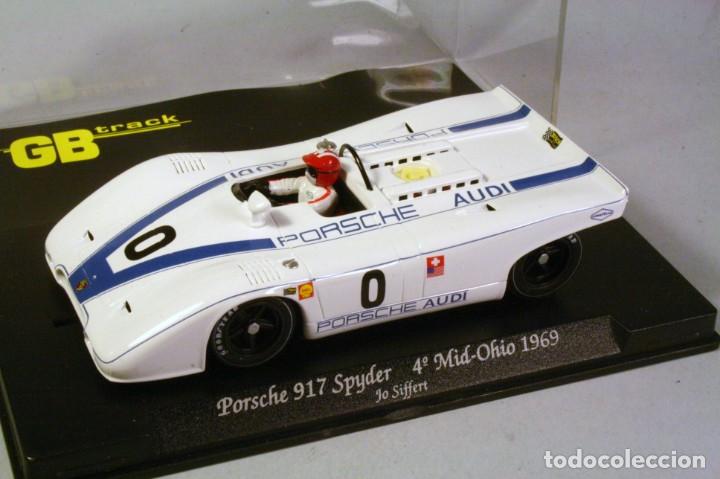 Slot Cars: GB TRACK. Porsche 917 Spyder 4&ordm; Mid Ohio 1969. Jo Siffert