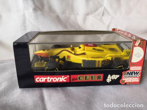 Slot Cars: COCHE SCALEXTRIC - CARTRONIC PEUGEOT EN SU CAJA ORIGINAL