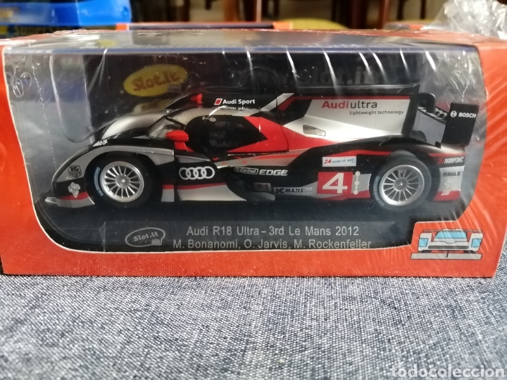 Slot Cars: CA38A - AUDI R18 ULTRA N&ordm;4 LE MANS 2012 DE SLOT.IT