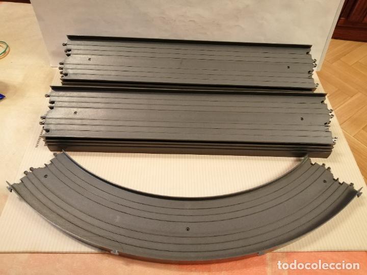 Slot Cars: antiguos lote pistas rectas y una curva TCR MODEL-IBER SA 1980 BUEN ESTADO VER FOTOS