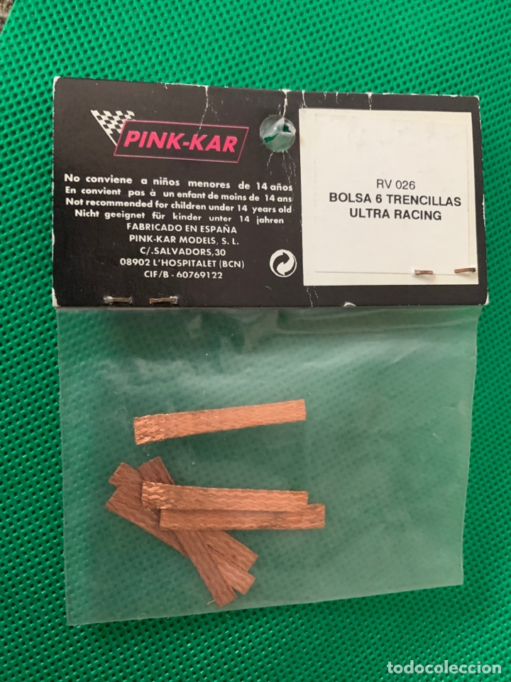 Slot Cars: Pink kart RV 026 BOLSA 6 TRENCILLAS ULTRA RACING