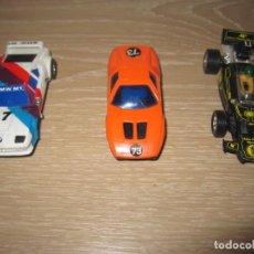 Slot Cars: 3 COCHES PISTA HONG KONG. BENZ C III. BMW MI AND YANDLEY. Lote 312933428