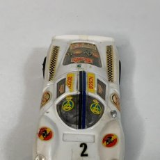 Slot Cars: SCALEXTRIC COCHE POLY MADE IN SPAIN BLANCO. Lote 376111249