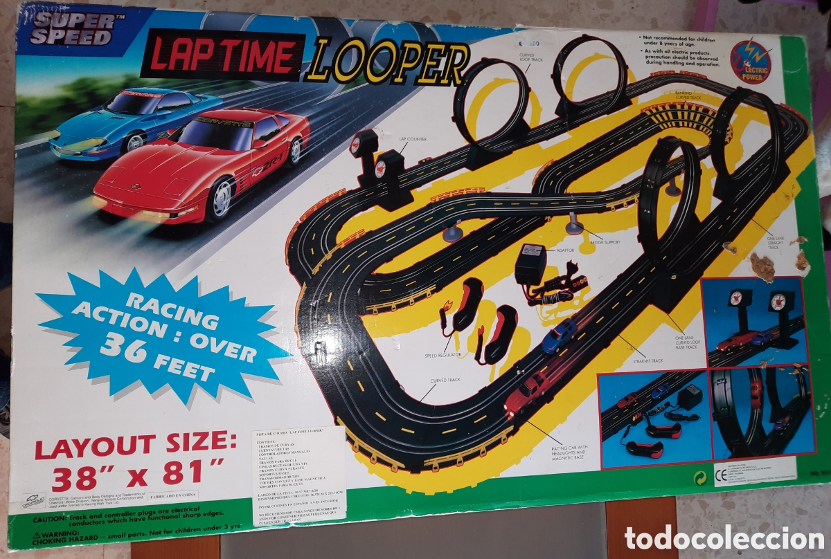 Slot Cars: LAP TIME LOOPER ANTIGUO CIRCUITO