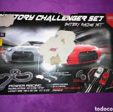 Slot Cars: SCALEXTRIC NISSAN GTR VICTORY CHALLENGER SET SEMINUEVO