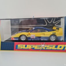 Slot Cars: SCALEXTRIC SUPERSLOT COCHE FERRARI F40 IGOL Nº 28 REF H2036 SLOT CAR MODEL