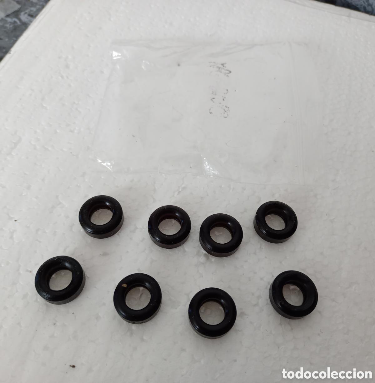 Slot Cars: Lote 8 neumaticos silicona slot, ninco tipo scalextric