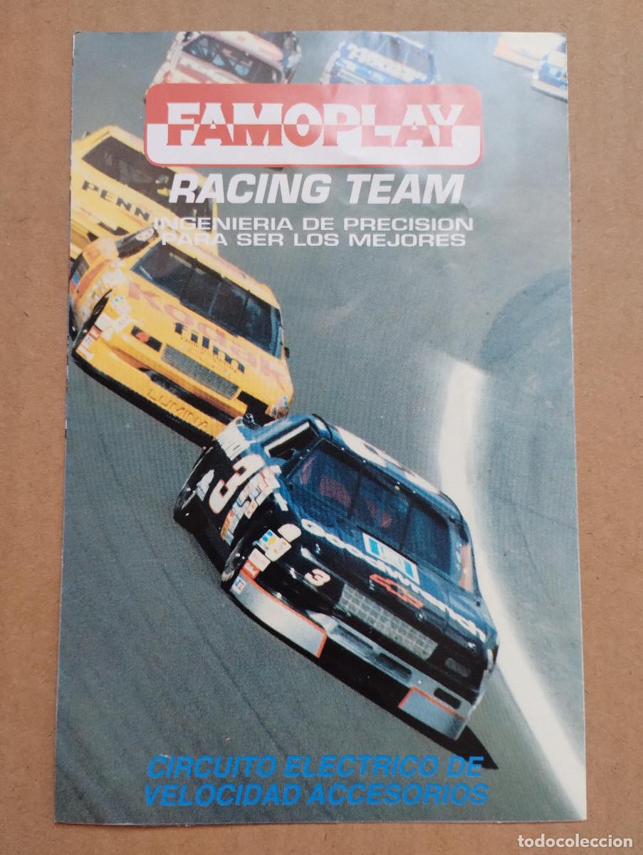 Slot Cars: CATALOGO FAMOPLAY RACING FAMOSA 1991 DIFICIL BUEN ESTADO