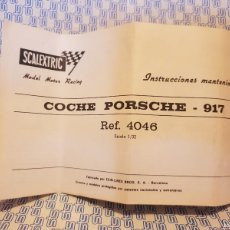 instrucciones mantenimiento porsche 917 ref.-40 - Buy Slot cars Magic ...