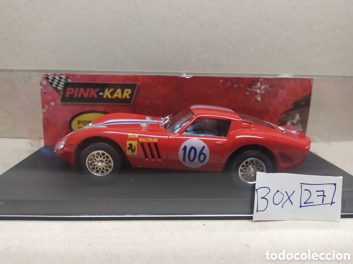 Slot Cars: Pink-Kar Ferrari 250 GTO Targa Florio 1964 Rojo REF. CV 055