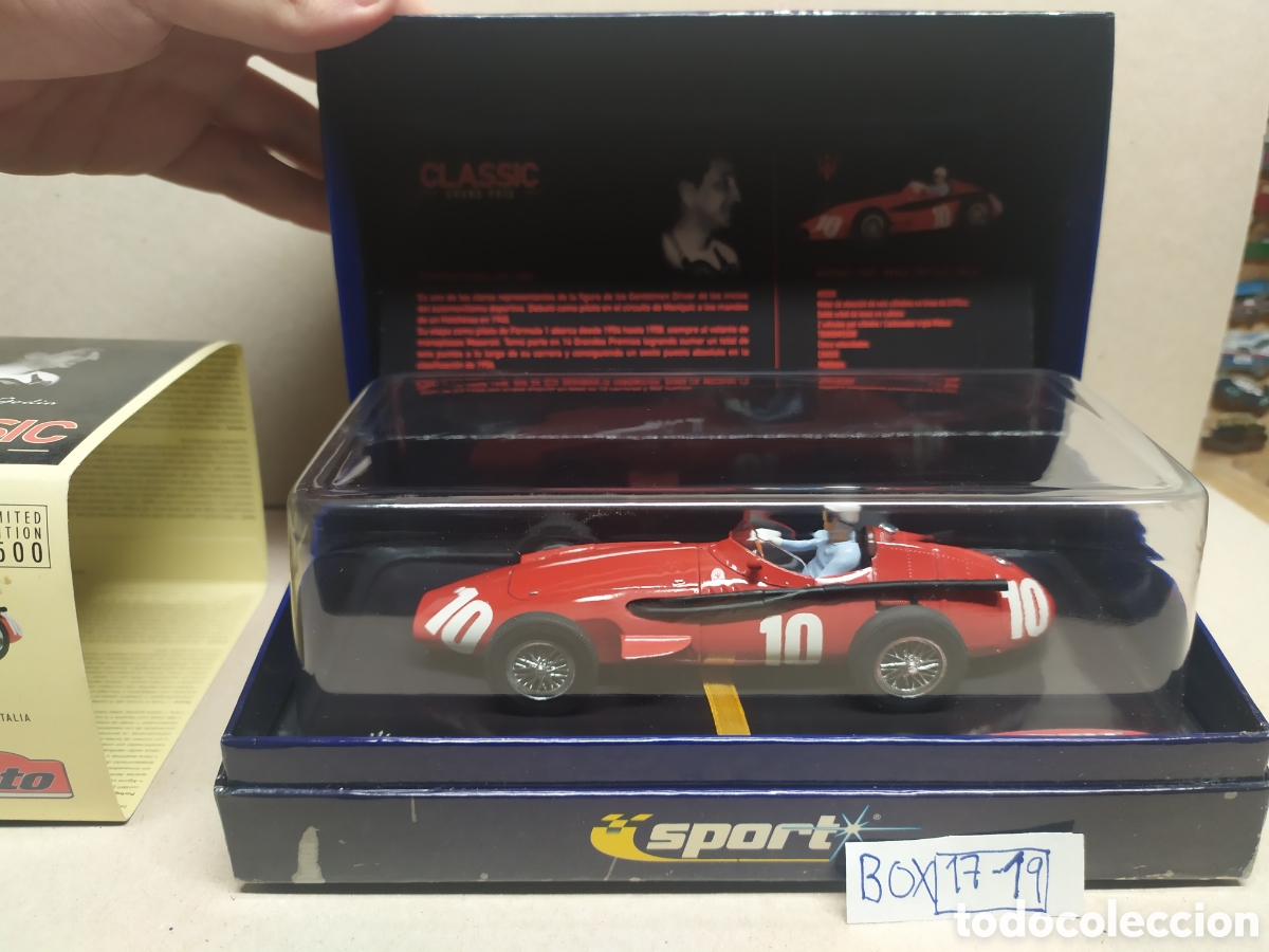 Slot Cars: Maserati 250F no10 Monza 1957 EDICION LIMITADA G.P Italia ref. S2681A Francisco Godia
