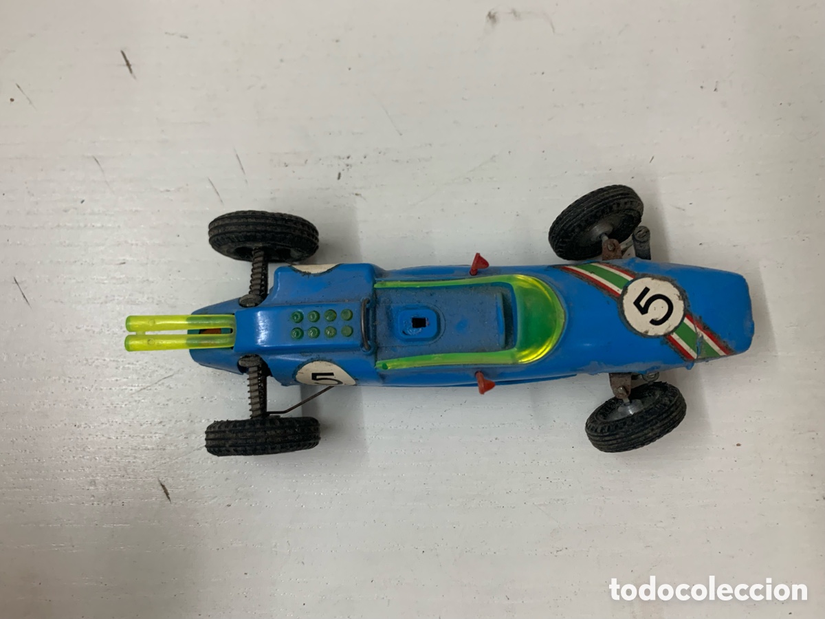 Slot Cars: Bolide FRANCE LOTUS AZUL INCOMPLETO