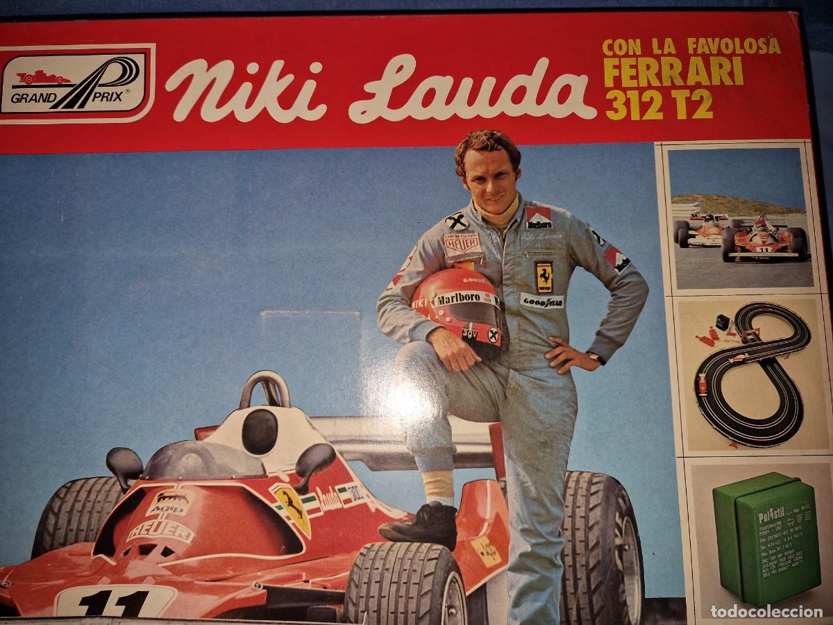 Slot Cars: pista coches grand Prix DE POLISTIL. ESC 1:43 - NIKI LAUDA - COCHES MC LAREN, FERRARI