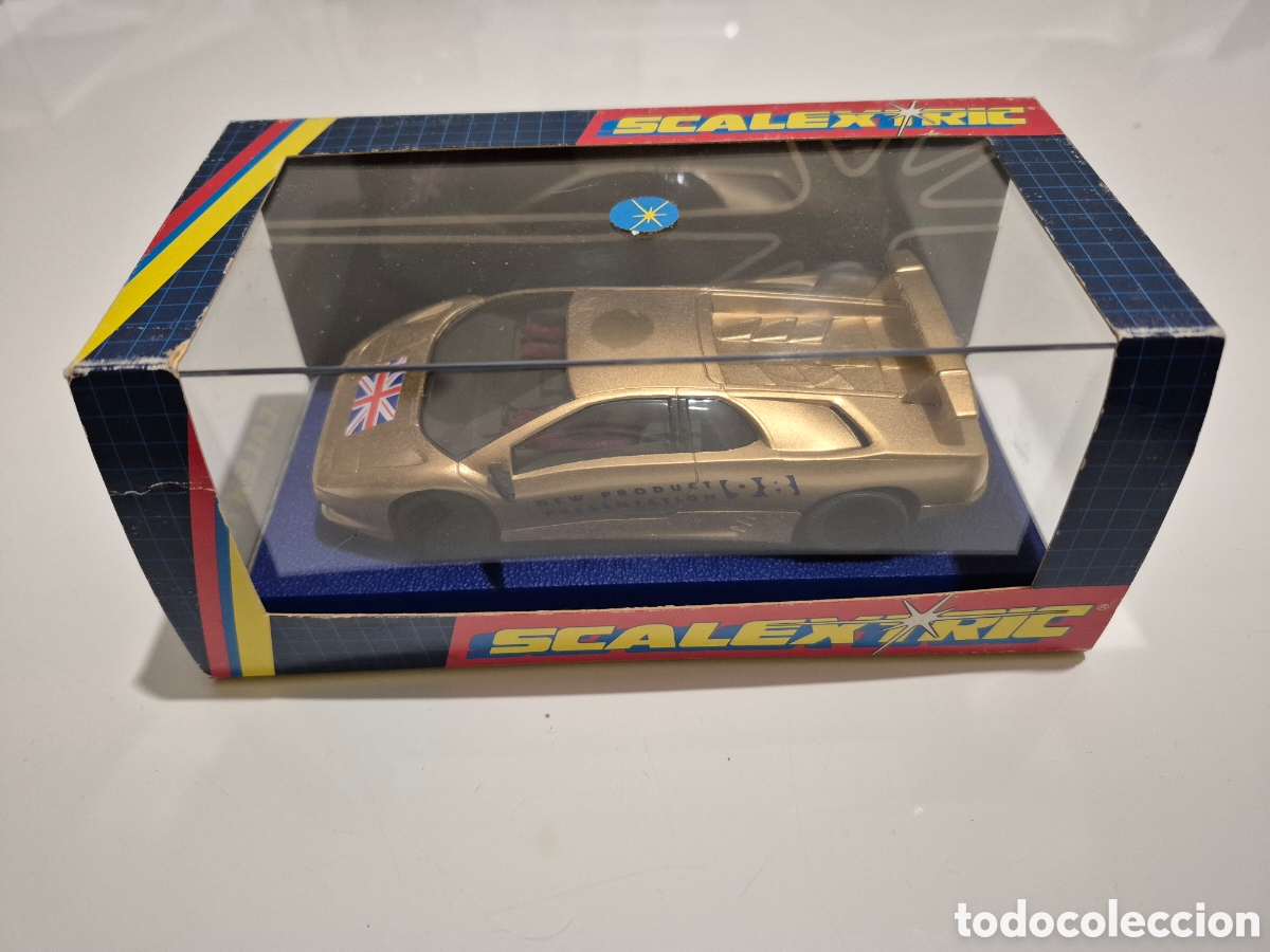 Slot Cars: SCALEXTRIC LAMBORGHI DIABLO NUEVO NEW PRODUCT PRESENTATI&Oacute;N 1998 C2069 - RARO-EDICION LIMITADA 300 UD
