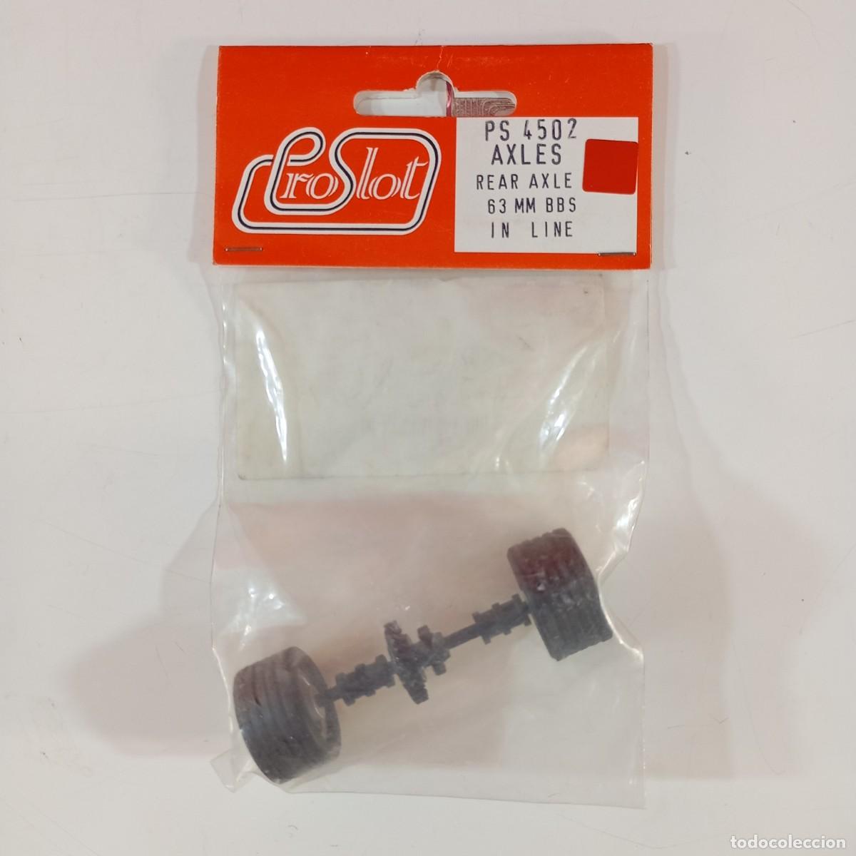 Slot Cars: PROSLOT - AXLES, REAR AXLE, 63 MM BBS IN LINE - PS-4502 / CJ.P-2201